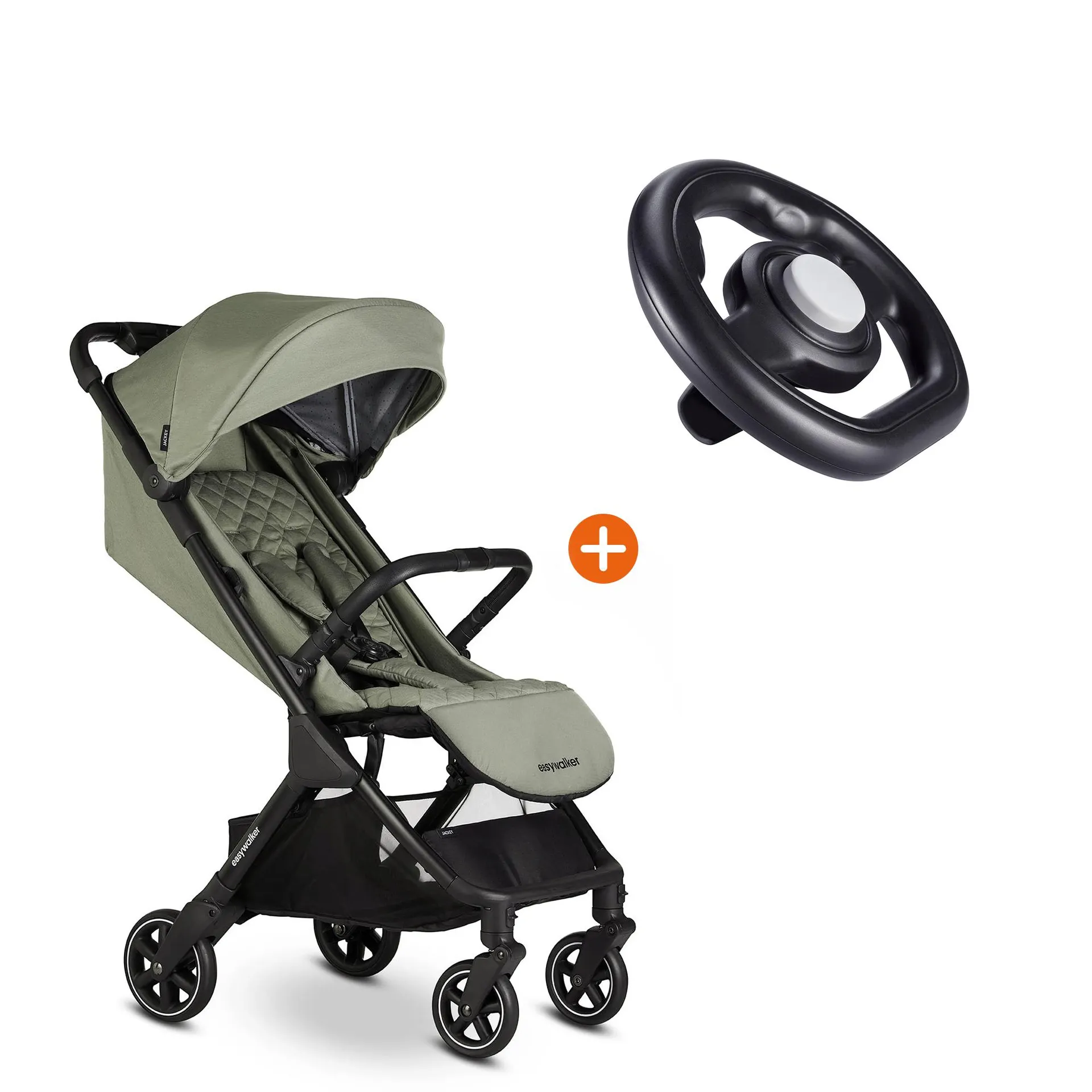 Jackey Sage Green mit Lenkrad