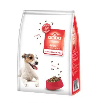 arriba mit Geflügel, Reis für Hunde 3 kg