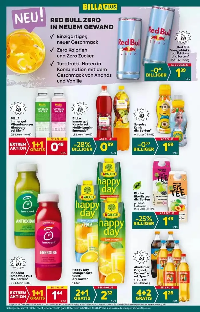 BILLA PLUS Wien von 9. Jänner bis 15. Jänner 2025 - Flugblätt seite 18