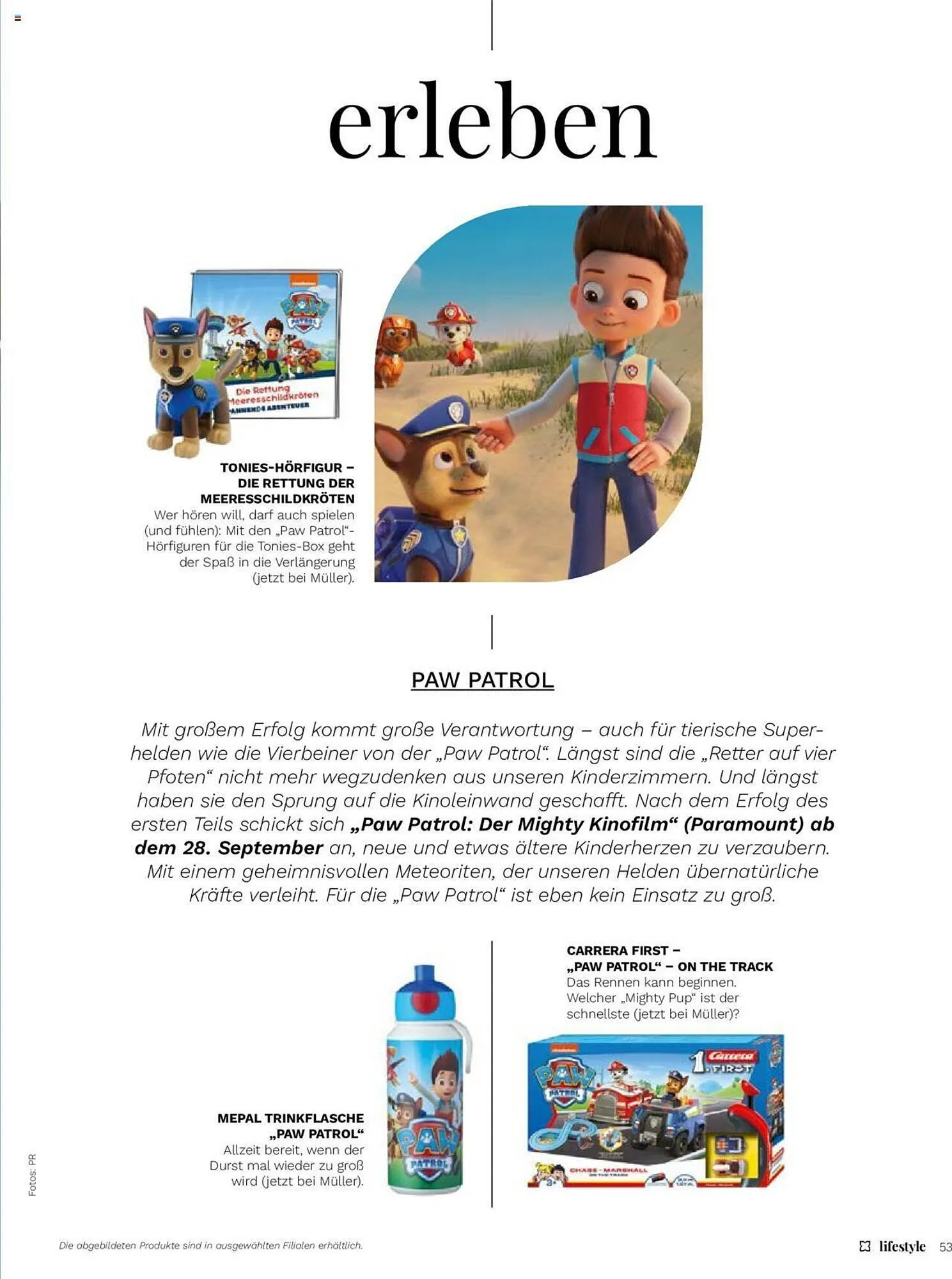 Müller Flugblatt von 1. September bis 31. Oktober 2023 - Flugblätt seite  53