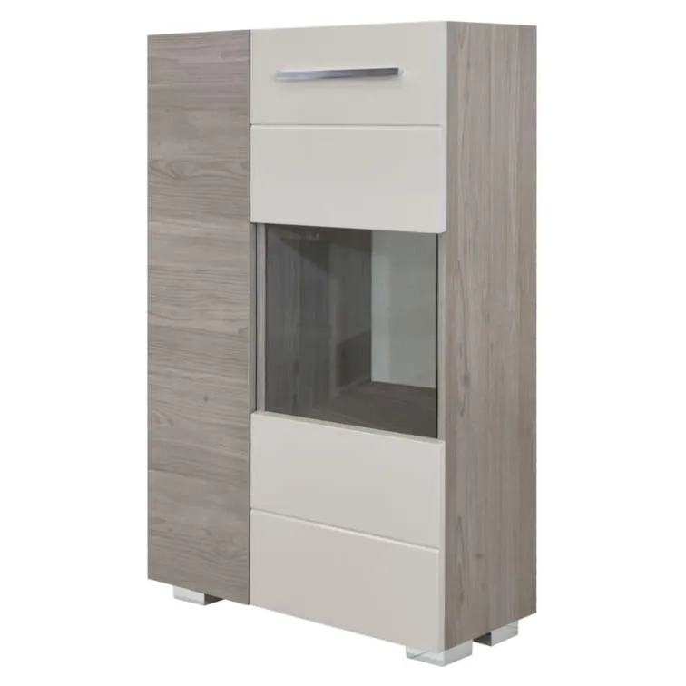 Easy Möbel Kommode Colmenar 01, Farbe: Eiche / Sand Glanz - Abmessungen: 103 x 65 x 32