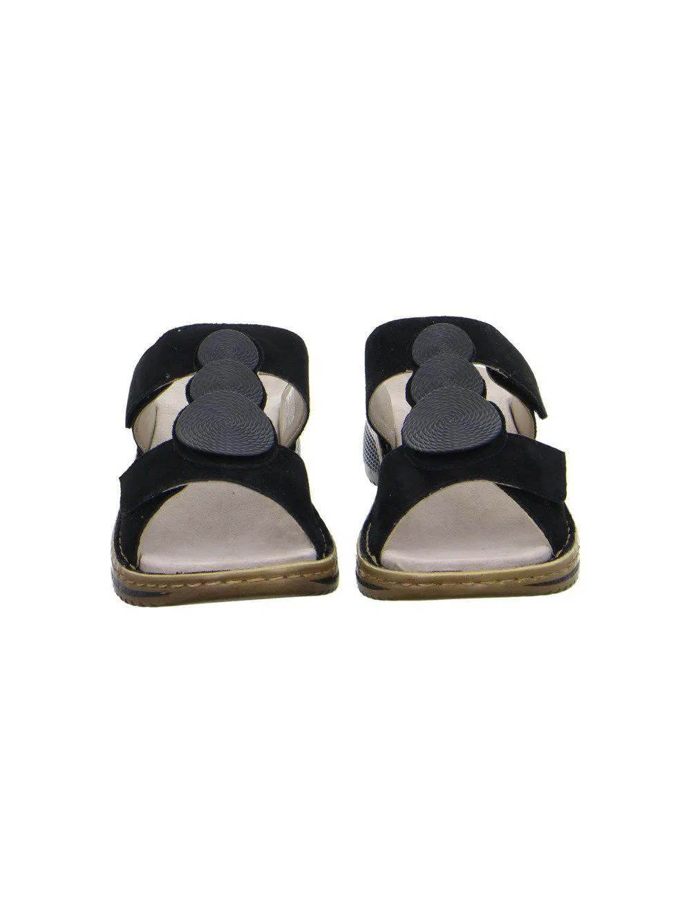 Damen Pantolette Hawaii schwarz