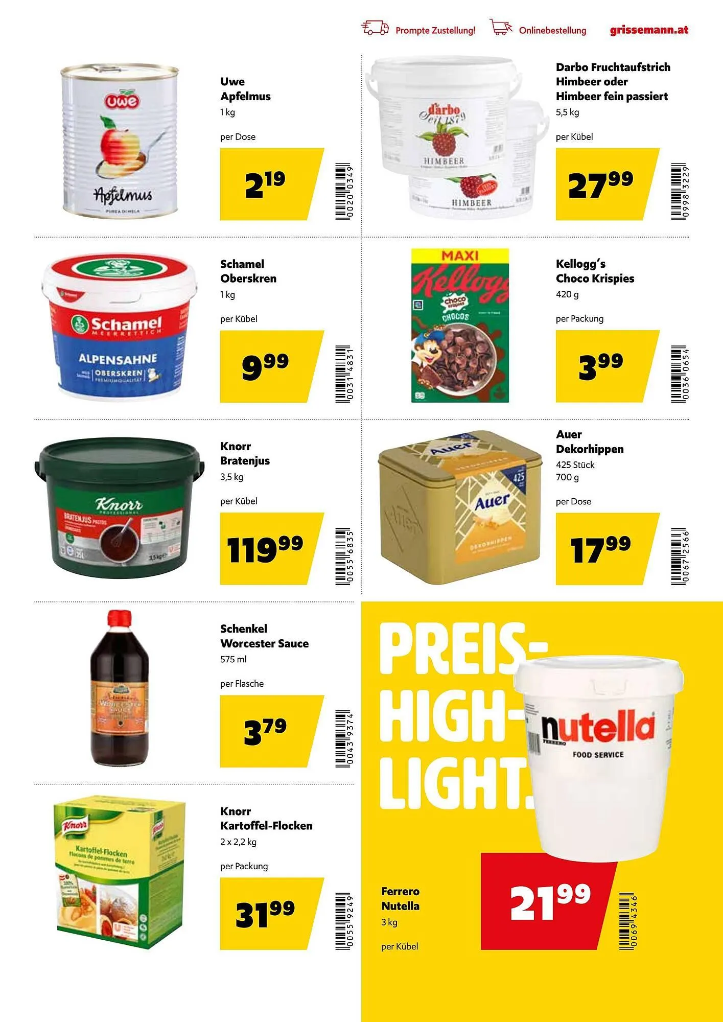 Eurogast Grissemann Flugblatt von 17. November bis 29. November 2025 - Flugblätt seite  15