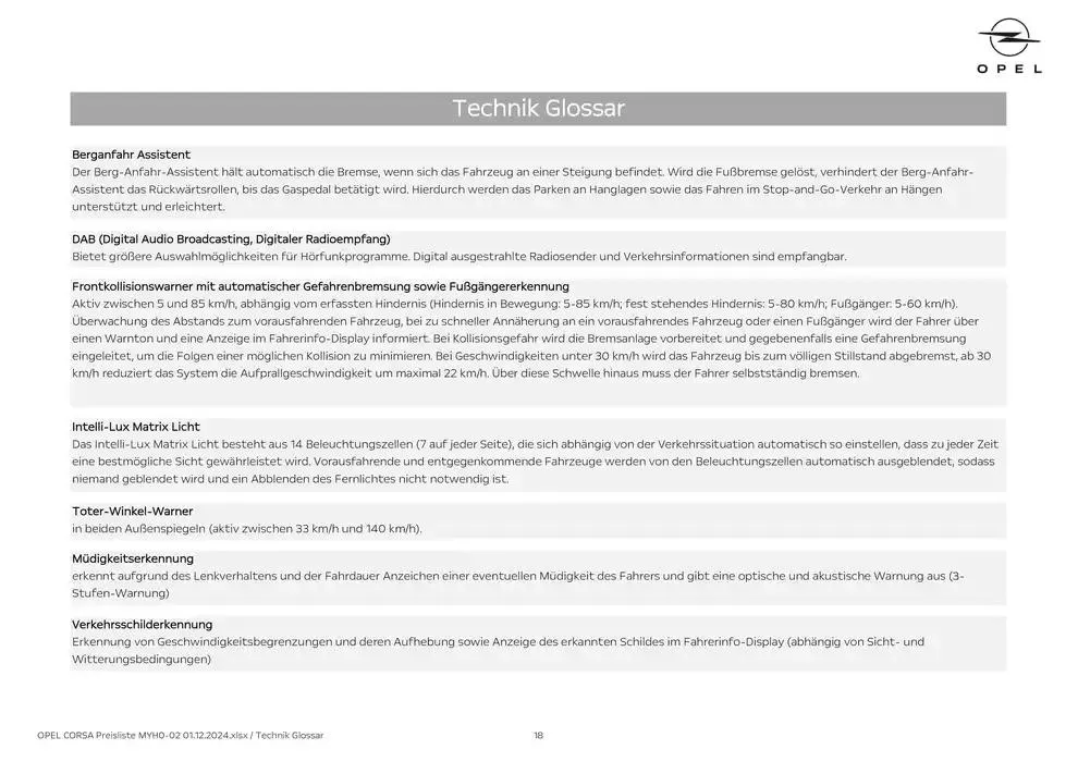 Opel - von 30. November bis 14. Dezember 2024 - Flugblätt seite 18