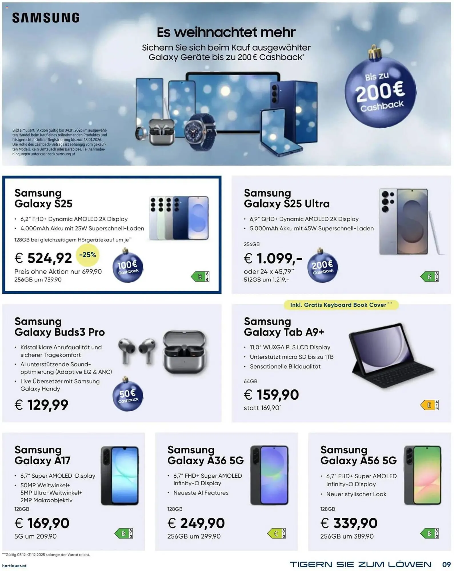 Hartlauer Flugblatt von 1. Dezember bis 31. Dezember 2025 - Flugblätt seite 9