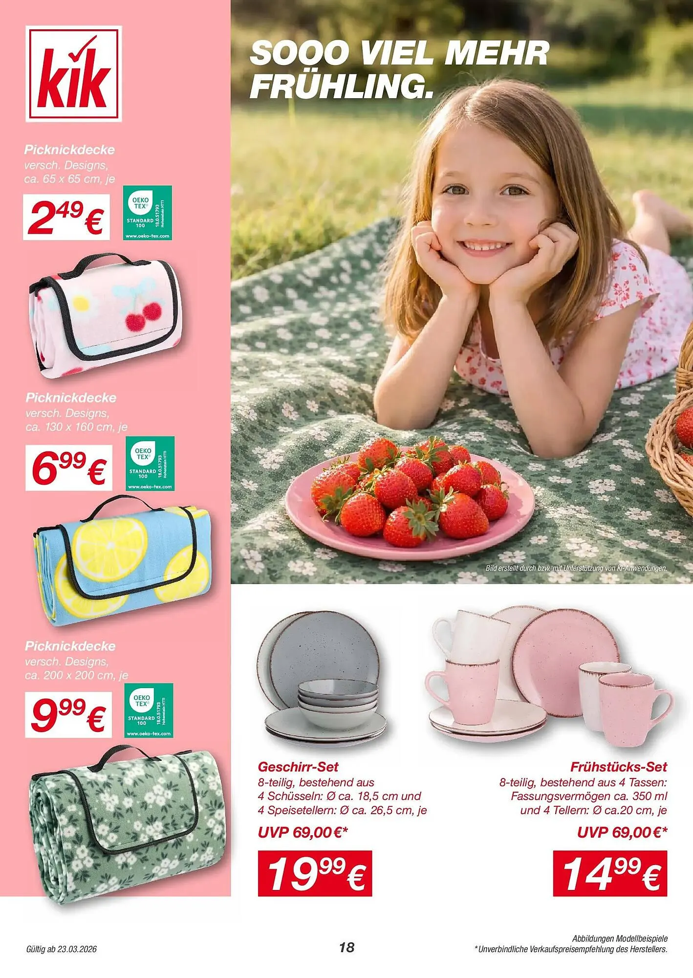 KiK Prospekt von 23. März bis 19. April 2026 - Flugblätt seite  18