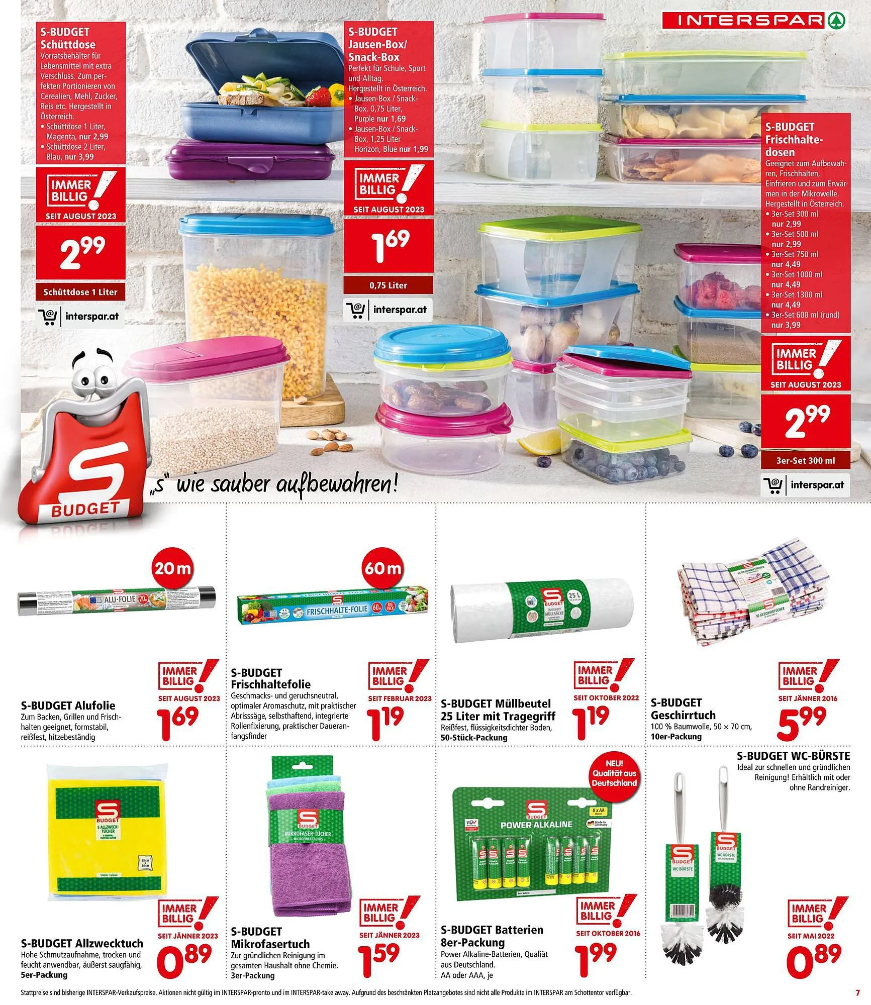 Interspar Flugblatt von 28. September bis 11. Oktober 2023 - Flugblätt seite 7