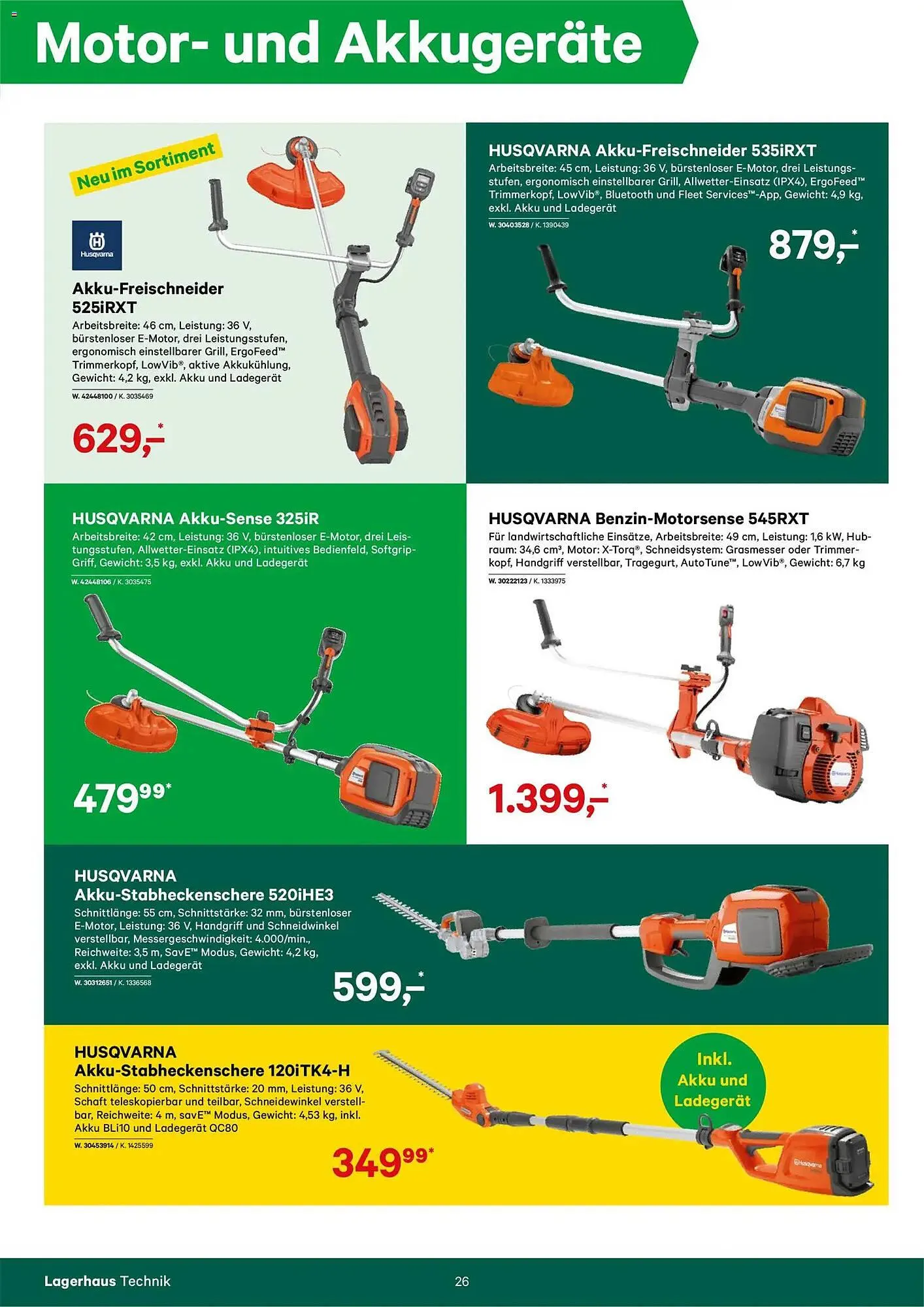 Lagerhaus Flugblatt von 5. November bis 31. Dezember 2025 - Flugblätt seite  26