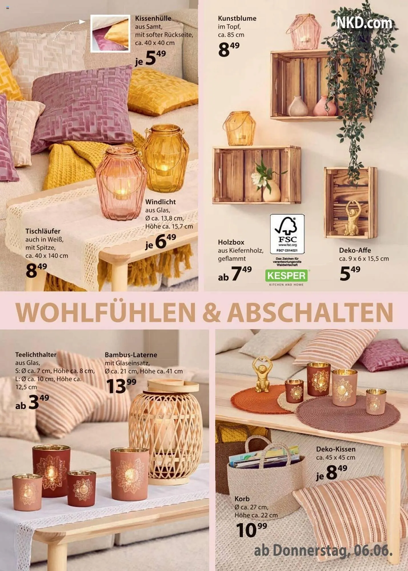 NKD Flugblatt von 6. Juni bis 25. Juli 2024 - Flugblätt seite 15