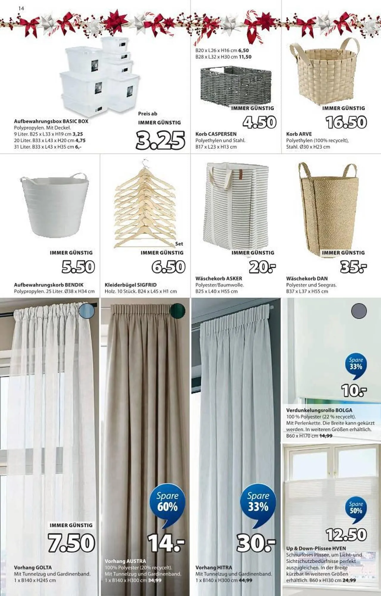 JYSK Flugblatt von 27. Oktober bis 2. Dezember 2025 - Flugblätt seite 14