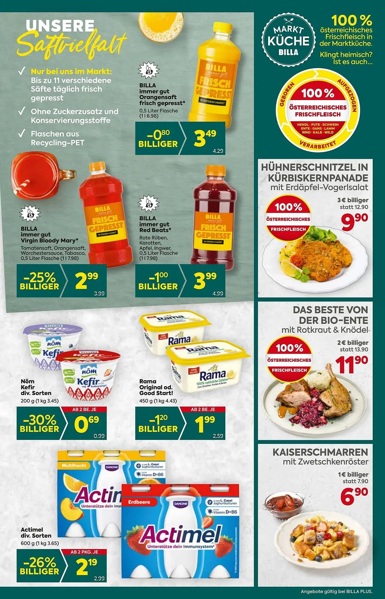 Billa Flugblatt von 30. Oktober bis 6. November 2025 - Flugblätt seite  13