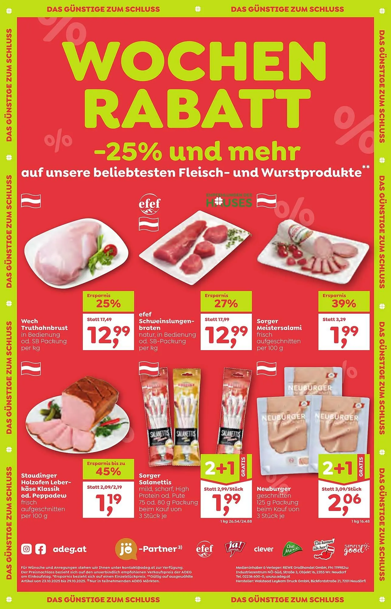 ADEG Flugblatt von 23. Oktober bis 29. Oktober 2025 - Flugblätt seite  12
