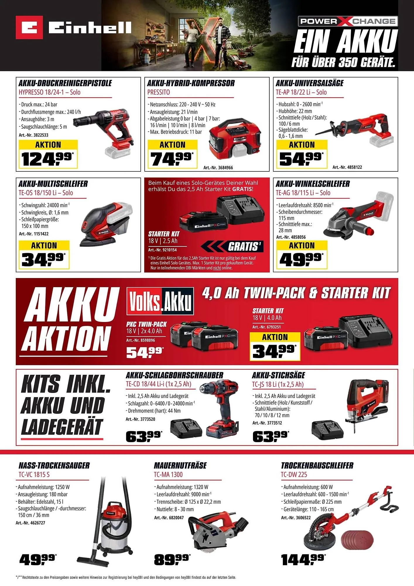 OBI Flugblatt von 1. März bis 1. April 2026 - Flugblätt seite  4