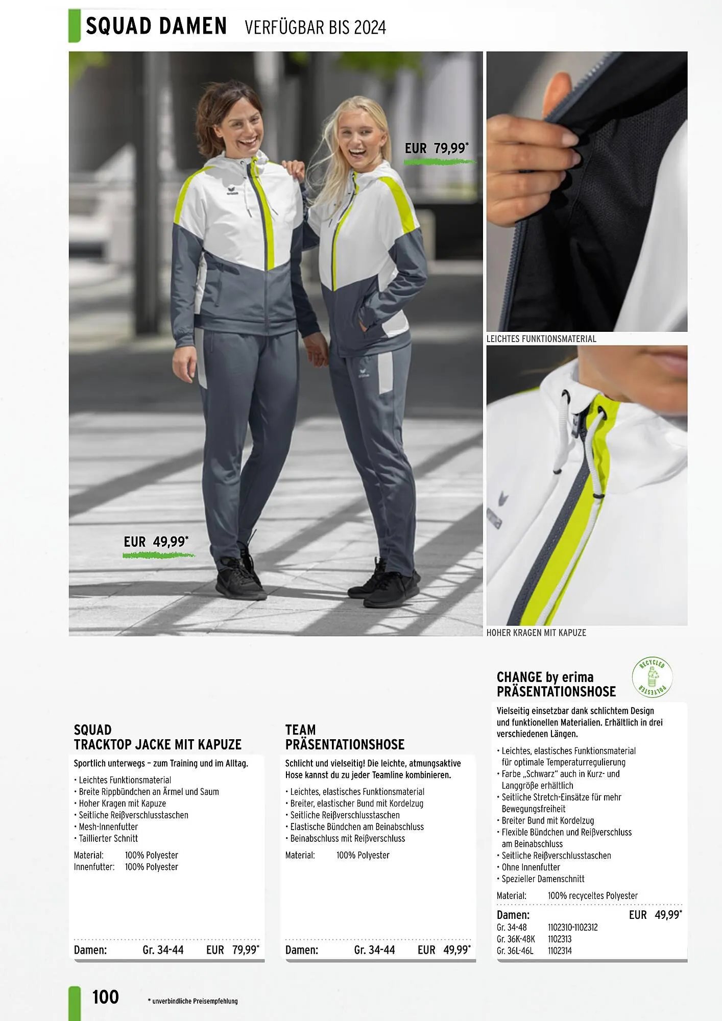 ERIMA Flugblatt von 2. Jänner bis 31. Dezember 2024 - Flugblätt seite  100