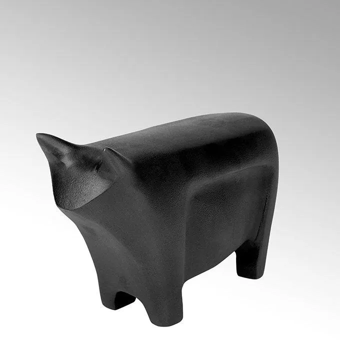 Bull Figur Aluminium Sandguß