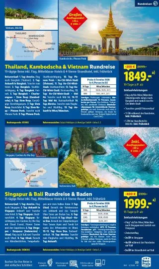 Lidl Reisen von 28. Februar bis 31. März 2026 - Flugblätt seite  23