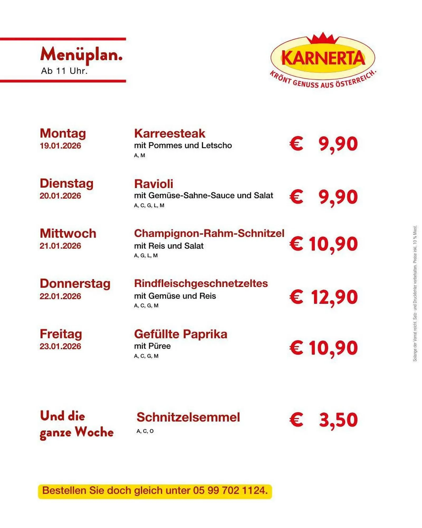 Karnerta Flugblatt - 1