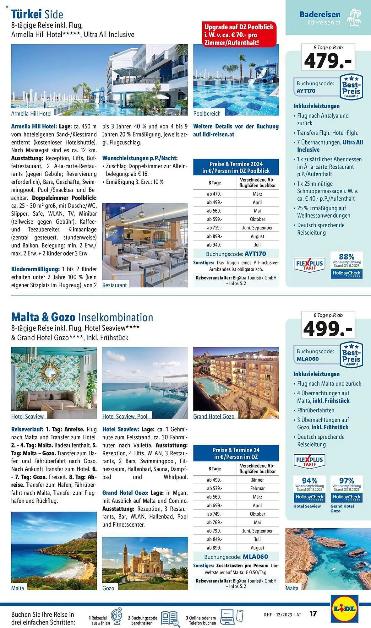 Lidl Flugblatt von 29. November bis 30. Dezember 2023 - Flugblätt seite  17