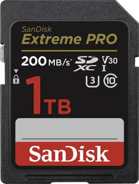 Sandisk SDXC-Card Extreme Pro SDXC 1TB 200MB/s UHS-I