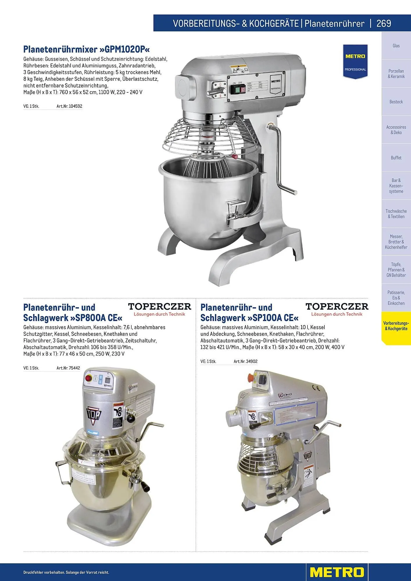 Metro Flugblatt von 25. März bis 31. Dezember 2026 - Flugblätt seite  269