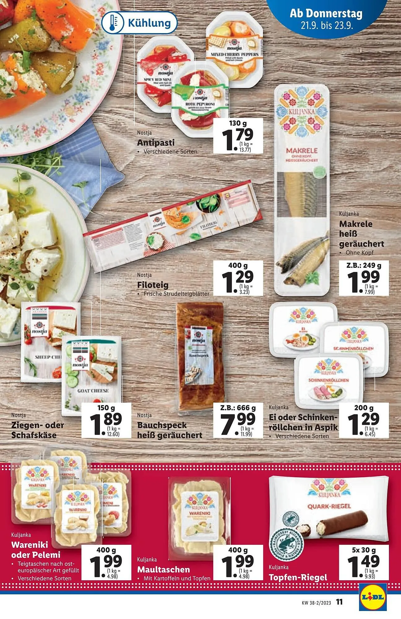 Lidl Flugblatt von 21. September bis 27. September 2023 - Flugblätt seite  11