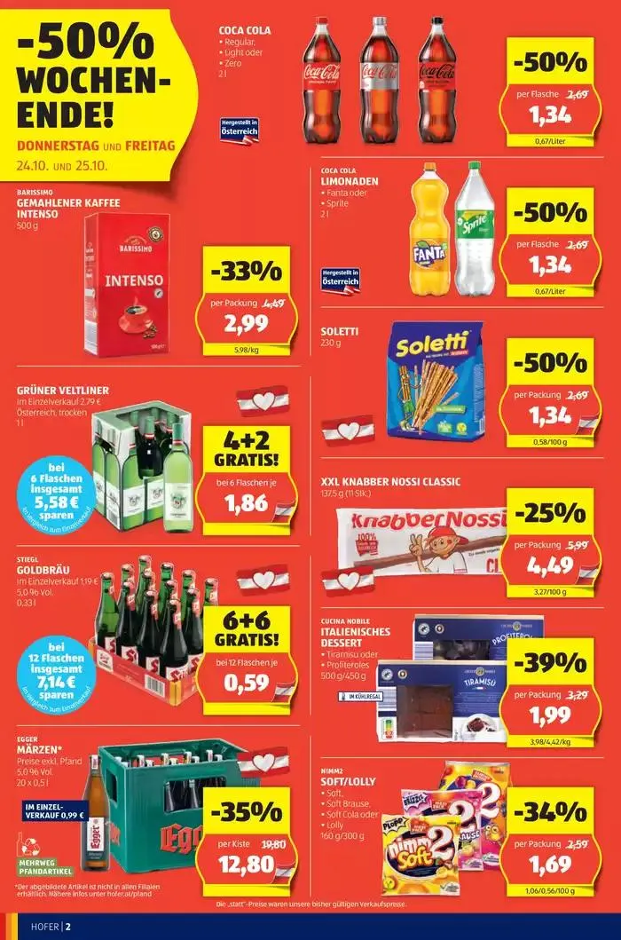 Blättern Sie online im HOFER Flugblatt von 23. Oktober bis 6. November 2024 - Flugblätt seite 4