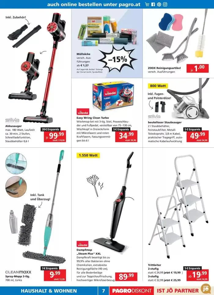 Pagro-Diskont flugblatt von 3. Oktober bis 17. Oktober 2024 - Flugblätt seite 7