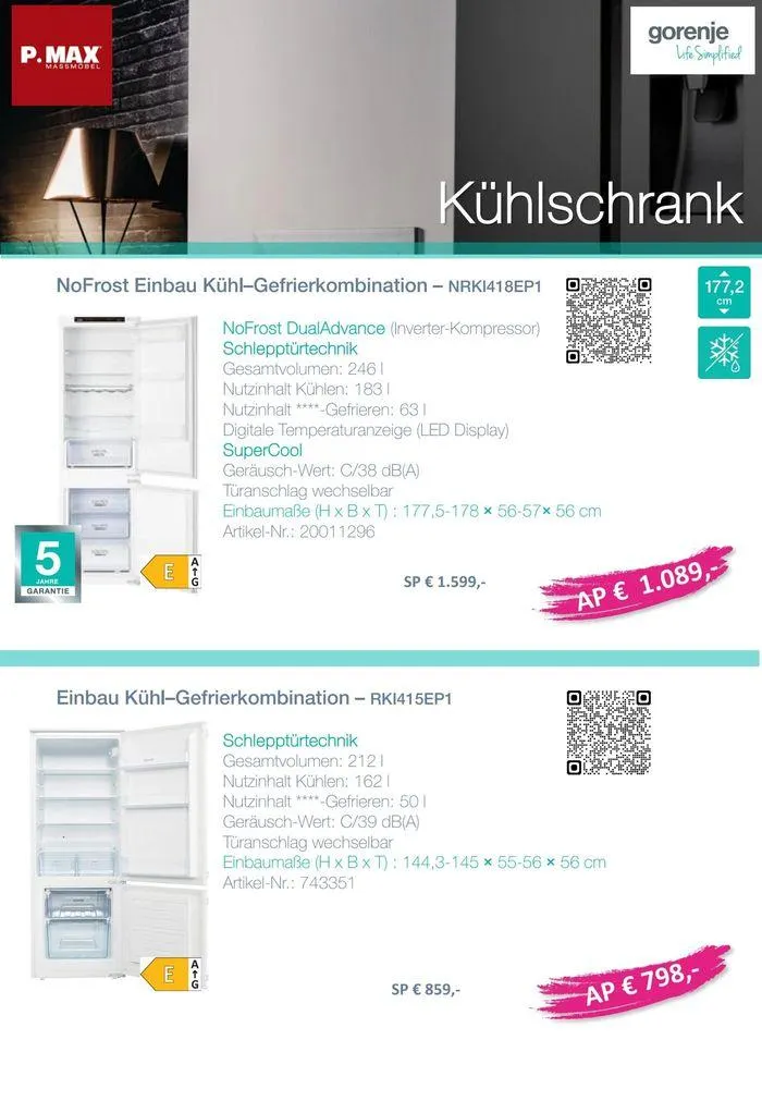 Gorenje Mfh Aktion von 31. Juli bis 30. November 2024 - Flugblätt seite 7