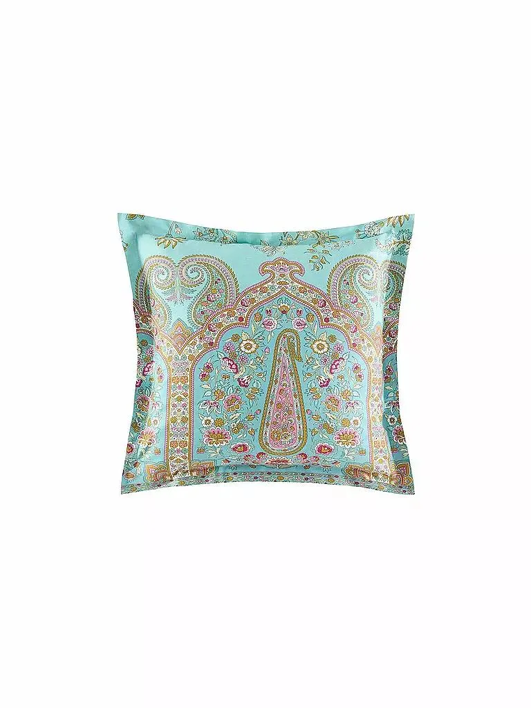 Kissenhülle INDIAN ROSES 50x50cm Mint