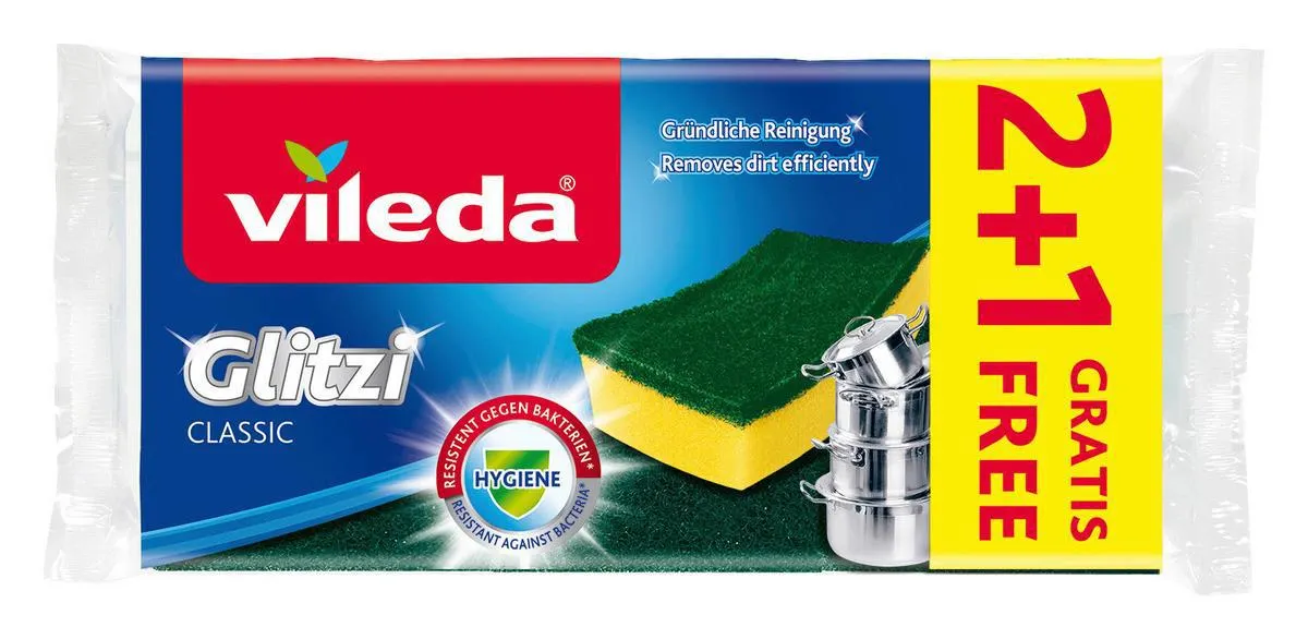 Vileda Küchenschwamm Glitzi Classic 3 Stück
