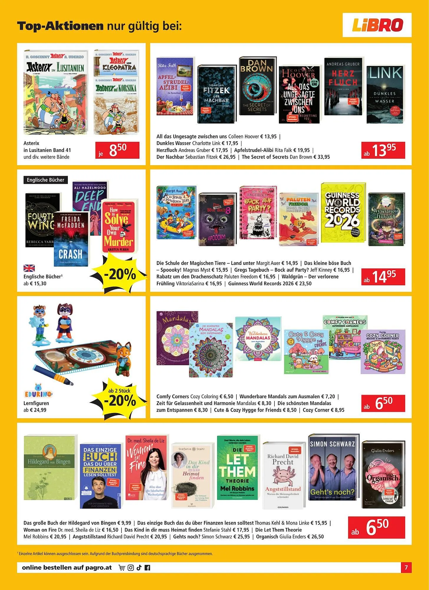 Pagro Diskont Flugblatt von 18. Dezember bis 1. Jänner 2026 - Flugblätt seite 7