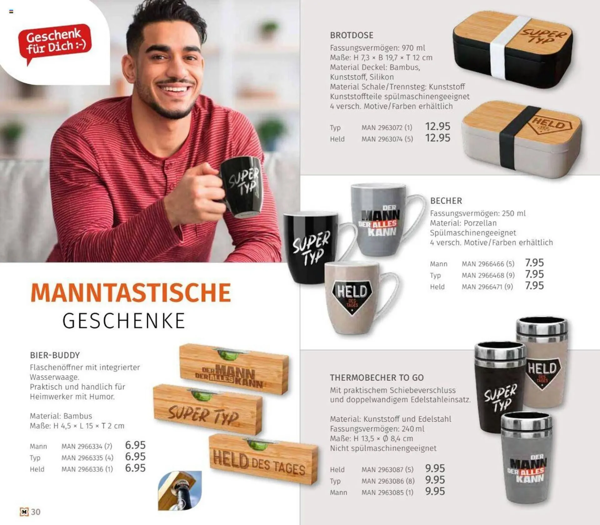 Müller Flugblatt von 1. Oktober bis 31. Dezember 2024 - Flugblätt seite  30