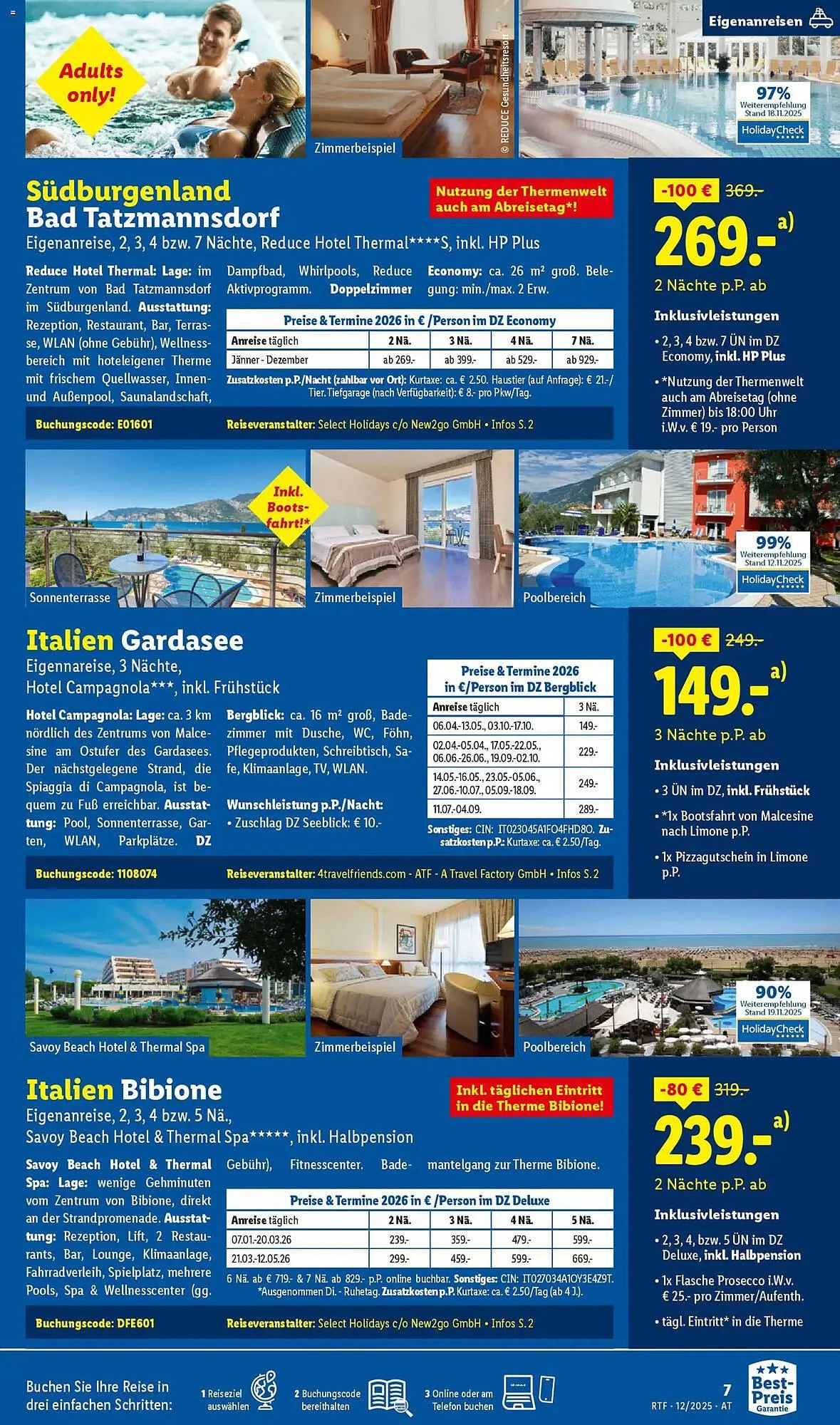 Lidl Flugblatt von 13. Dezember bis 15. Jänner 2026 - Flugblätt seite  7