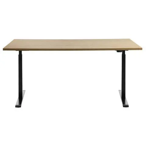 Schreibtisch 160x80cm ahorn/schwarz TOPSTAR NIK200-SM-021