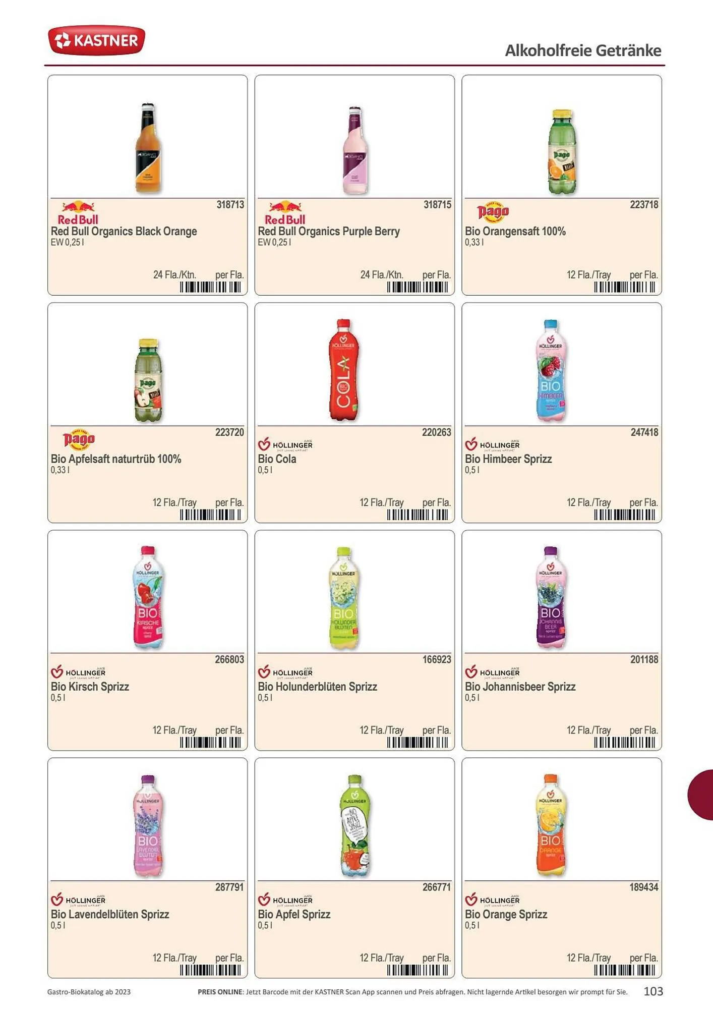 Kastner Flugblatt von 15. September bis 30. Dezember 2023 - Flugblätt seite  105