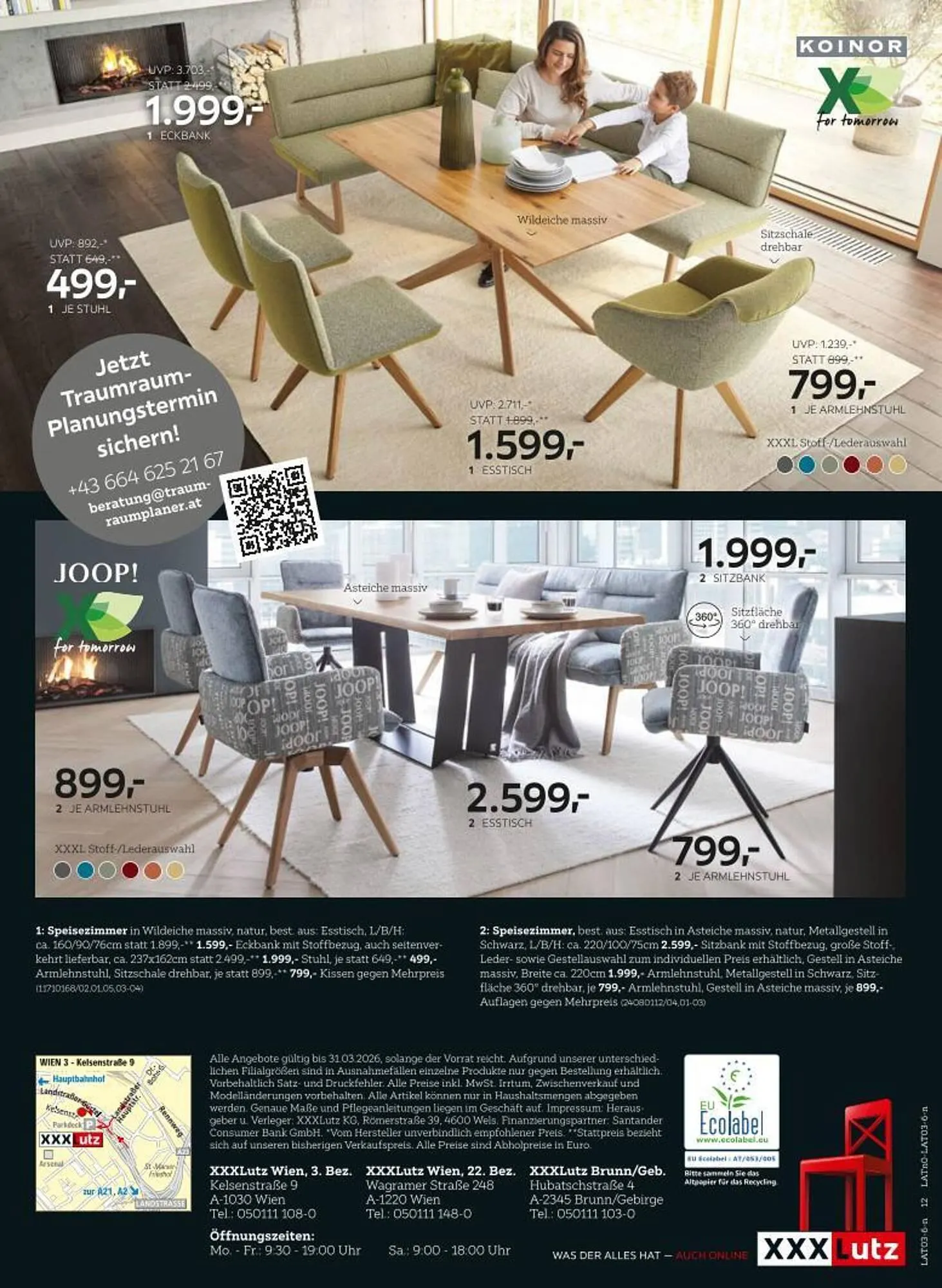 XXXLutz Prospekt von 3. März bis 31. März 2026 - Flugblätt seite 12
