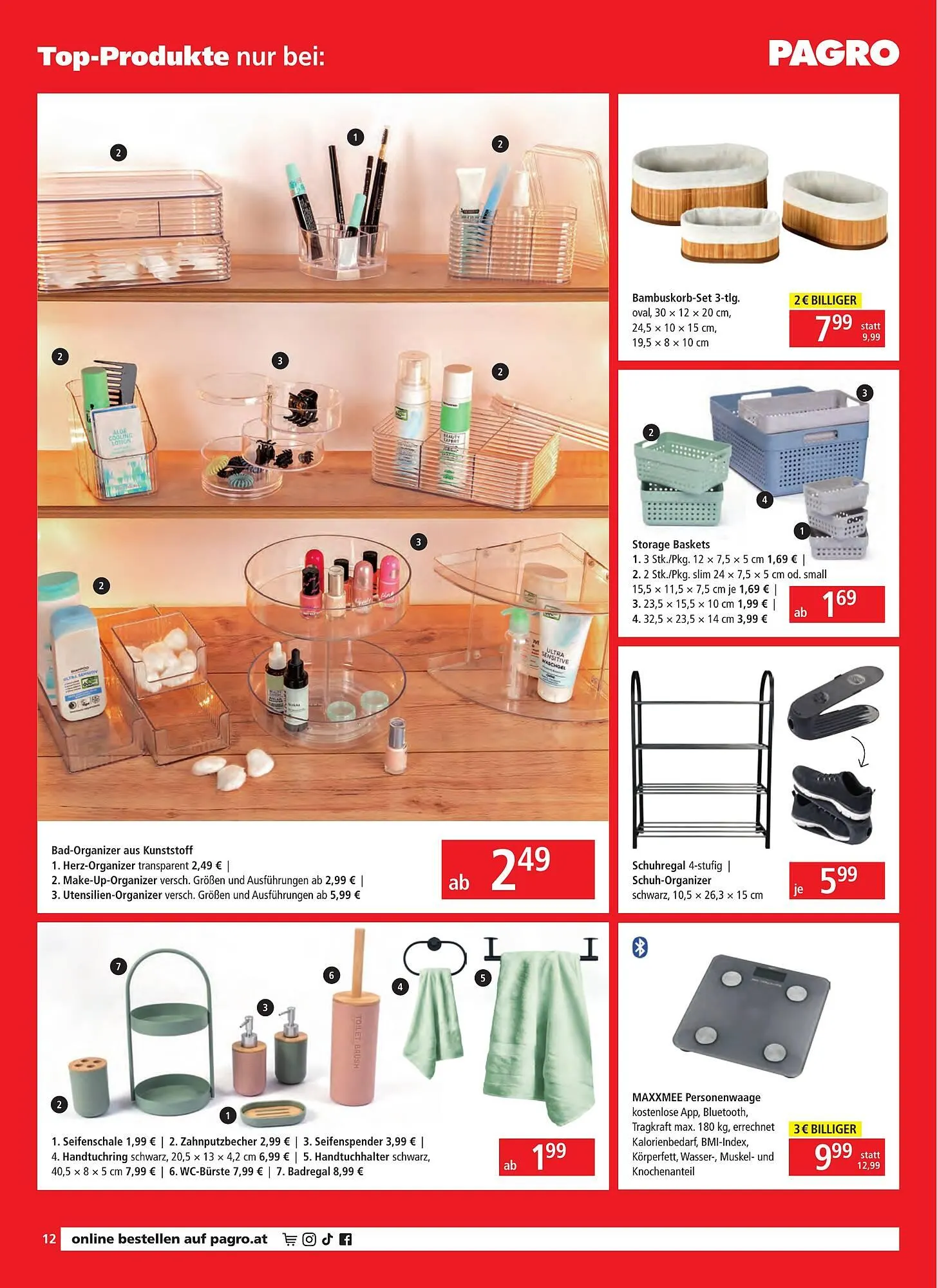 Pagro Diskont Flugblatt von 8. Jänner bis 14. Jänner 2026 - Flugblätt seite 12