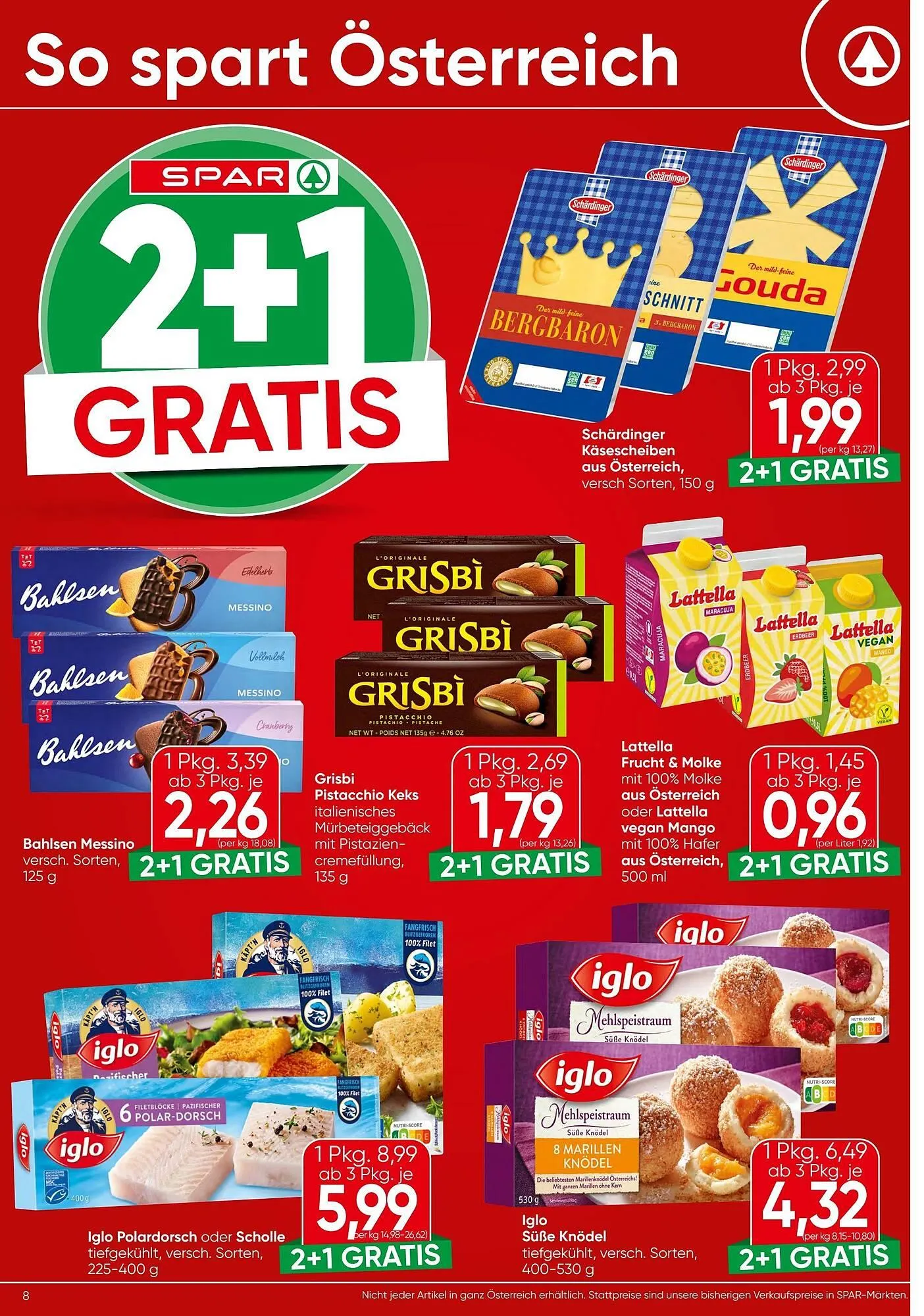 Spar Flugblatt von 6. November bis 19. November 2025 - Flugblätt seite 8