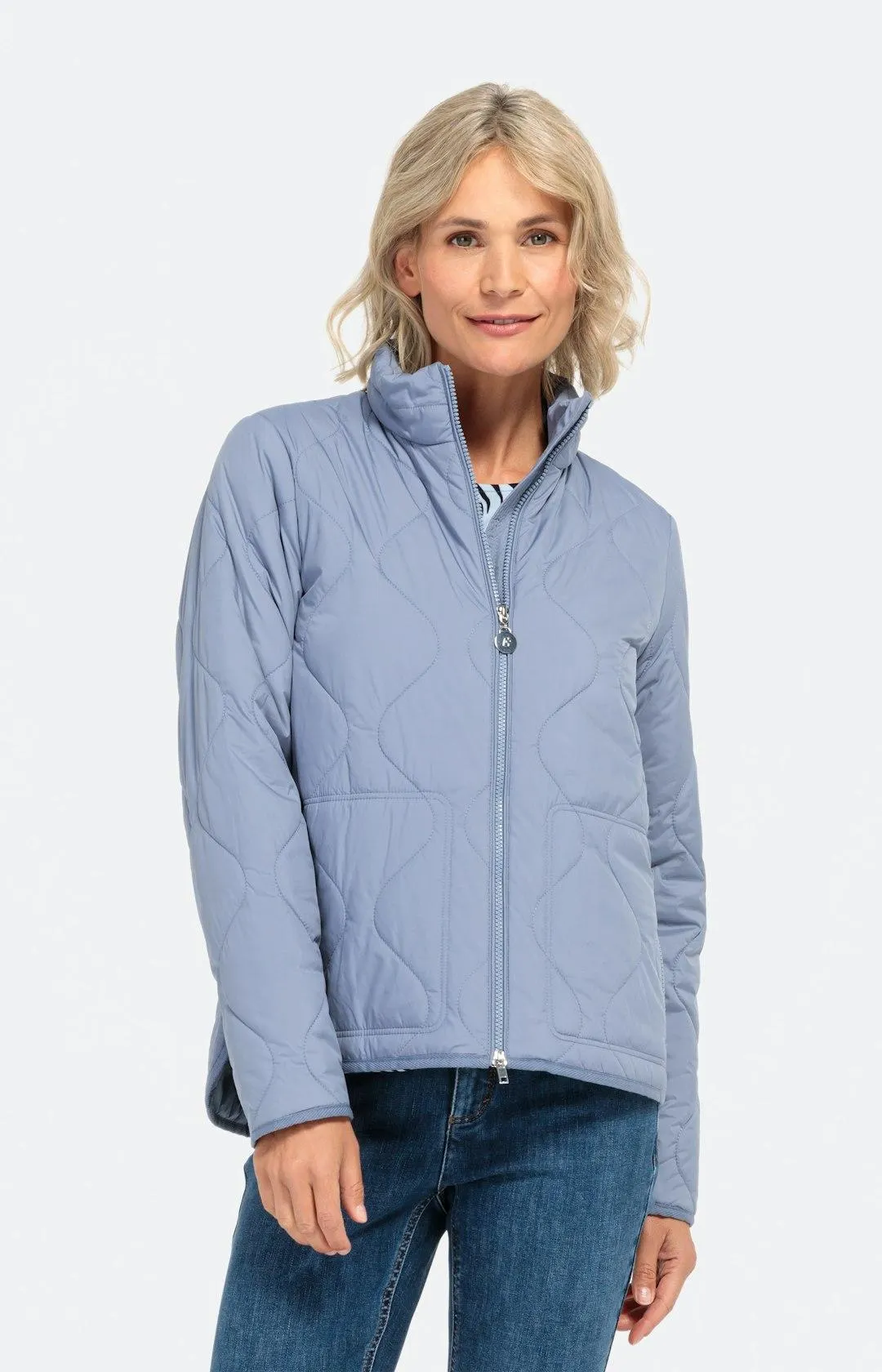 Legere Steppjacke mit Taschen