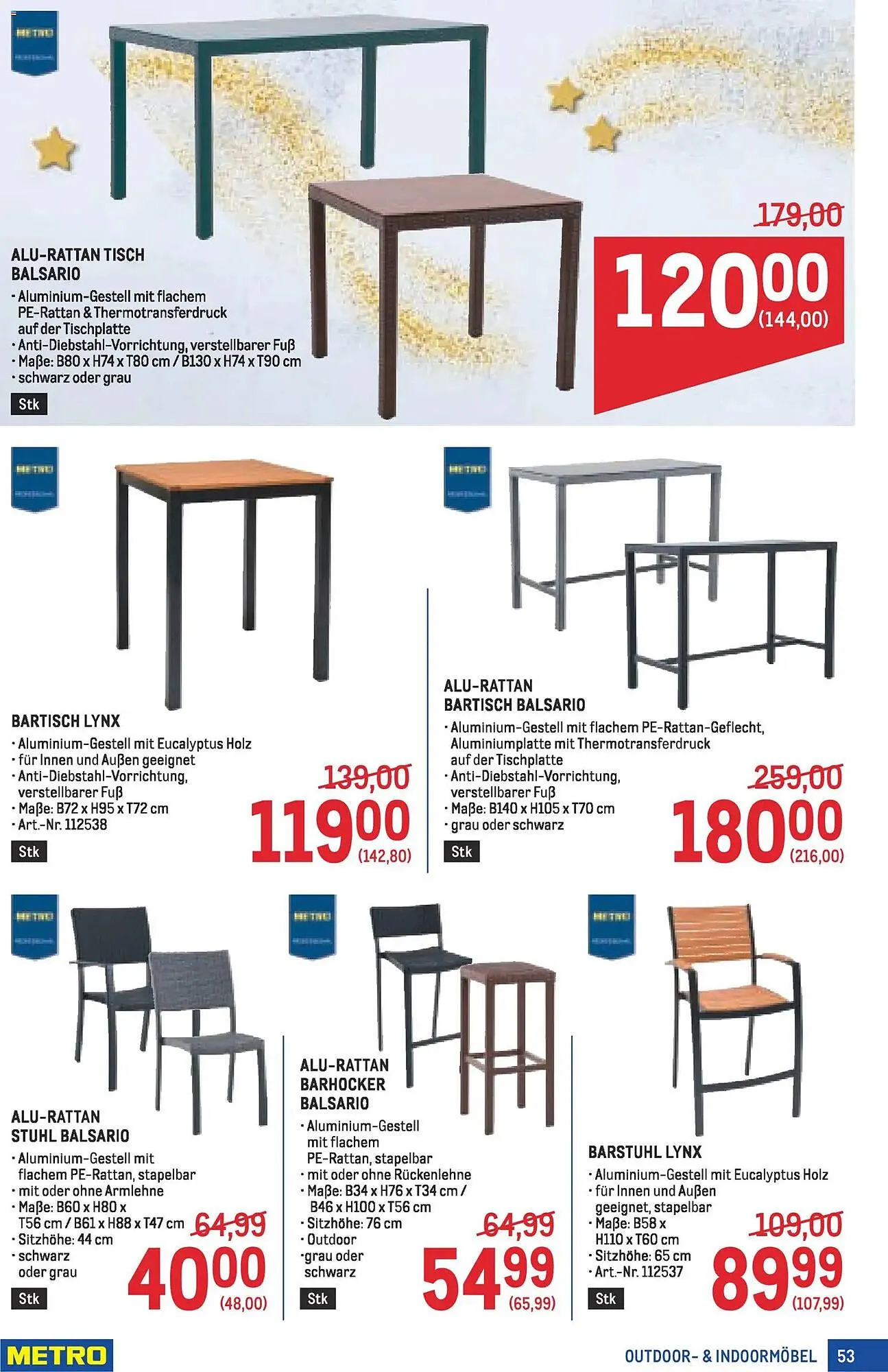 Metro Flugblatt von 27. November bis 10. Dezember 2025 - Flugblätt seite  53