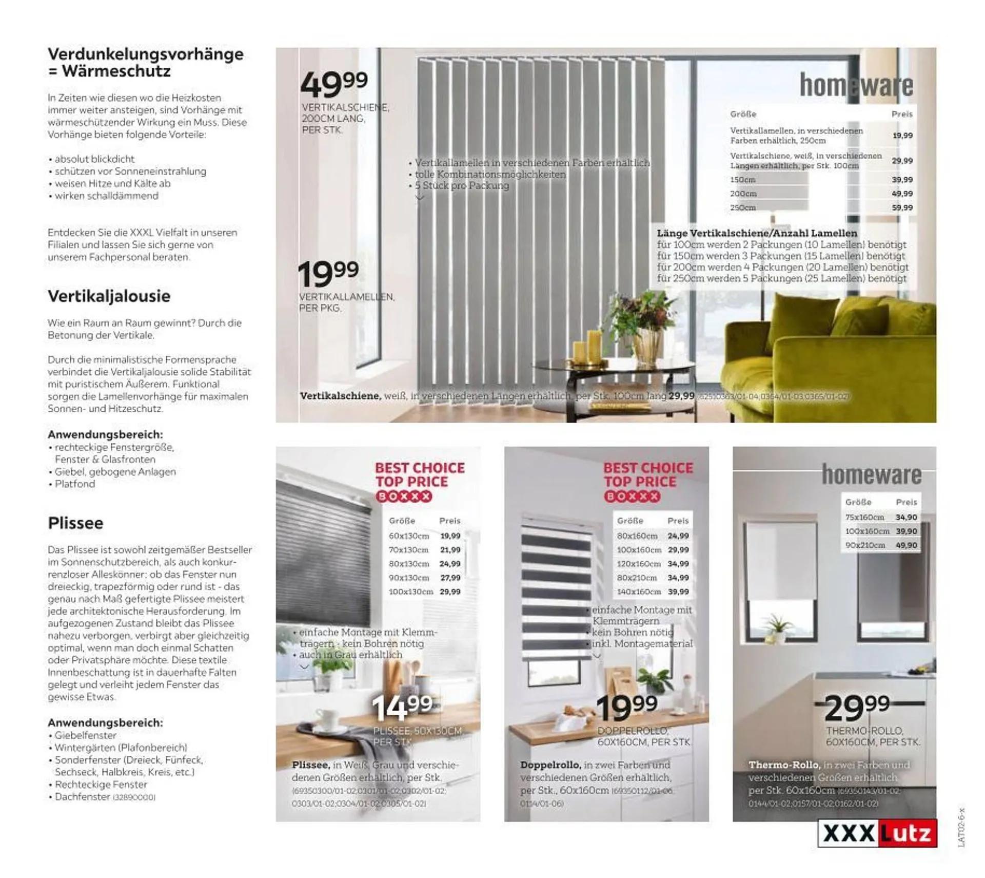 XXXLutz Prospekt von 20. Februar bis 31. Juli 2026 - Flugblätt seite 167