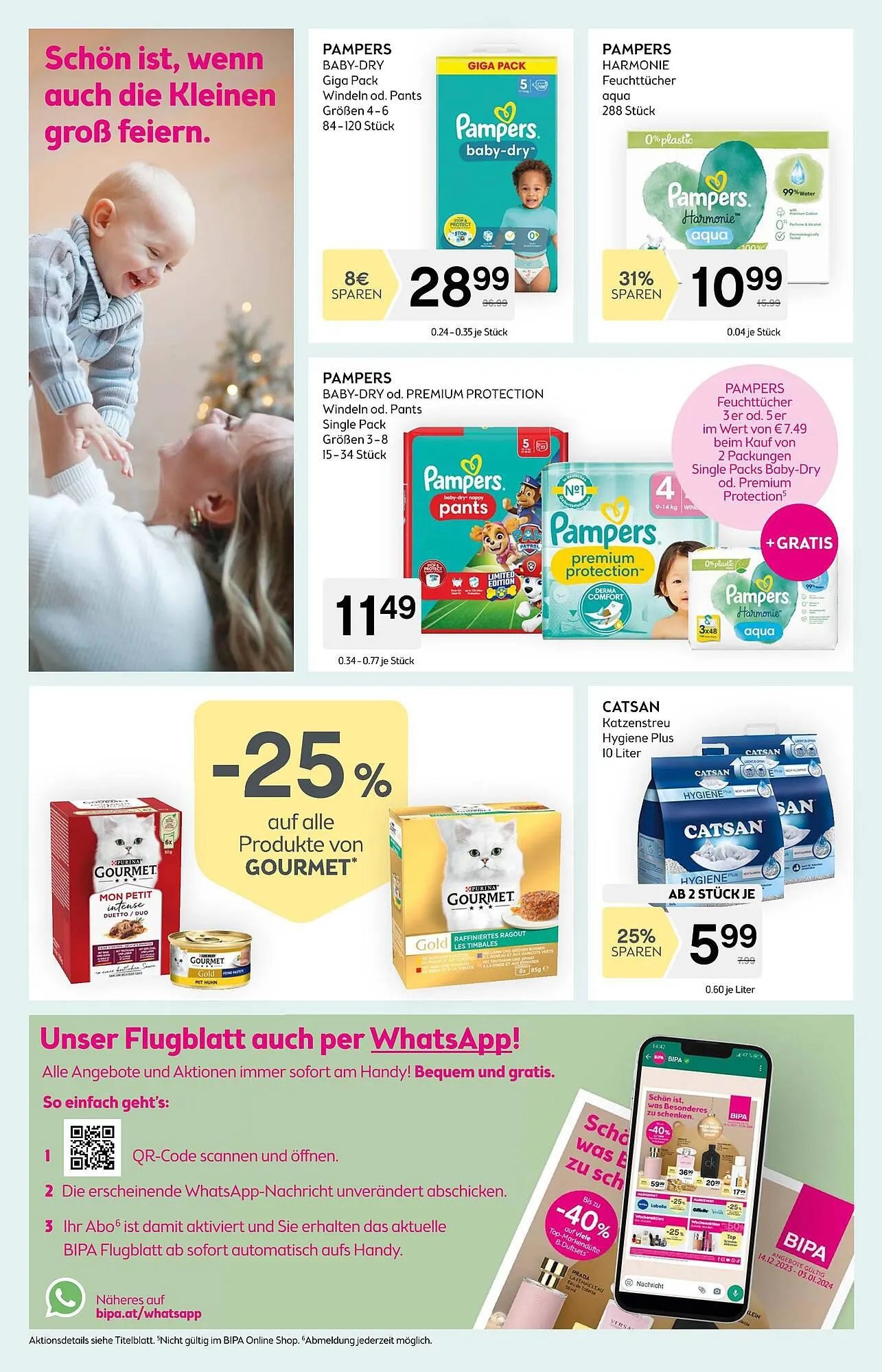 Bipa Flugblatt von 14. Dezember bis 3. Jänner 2024 - Flugblätt seite  10