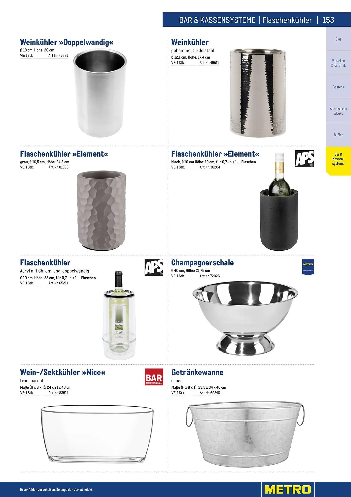 Metro Flugblatt von 25. März bis 31. Dezember 2026 - Flugblätt seite  153