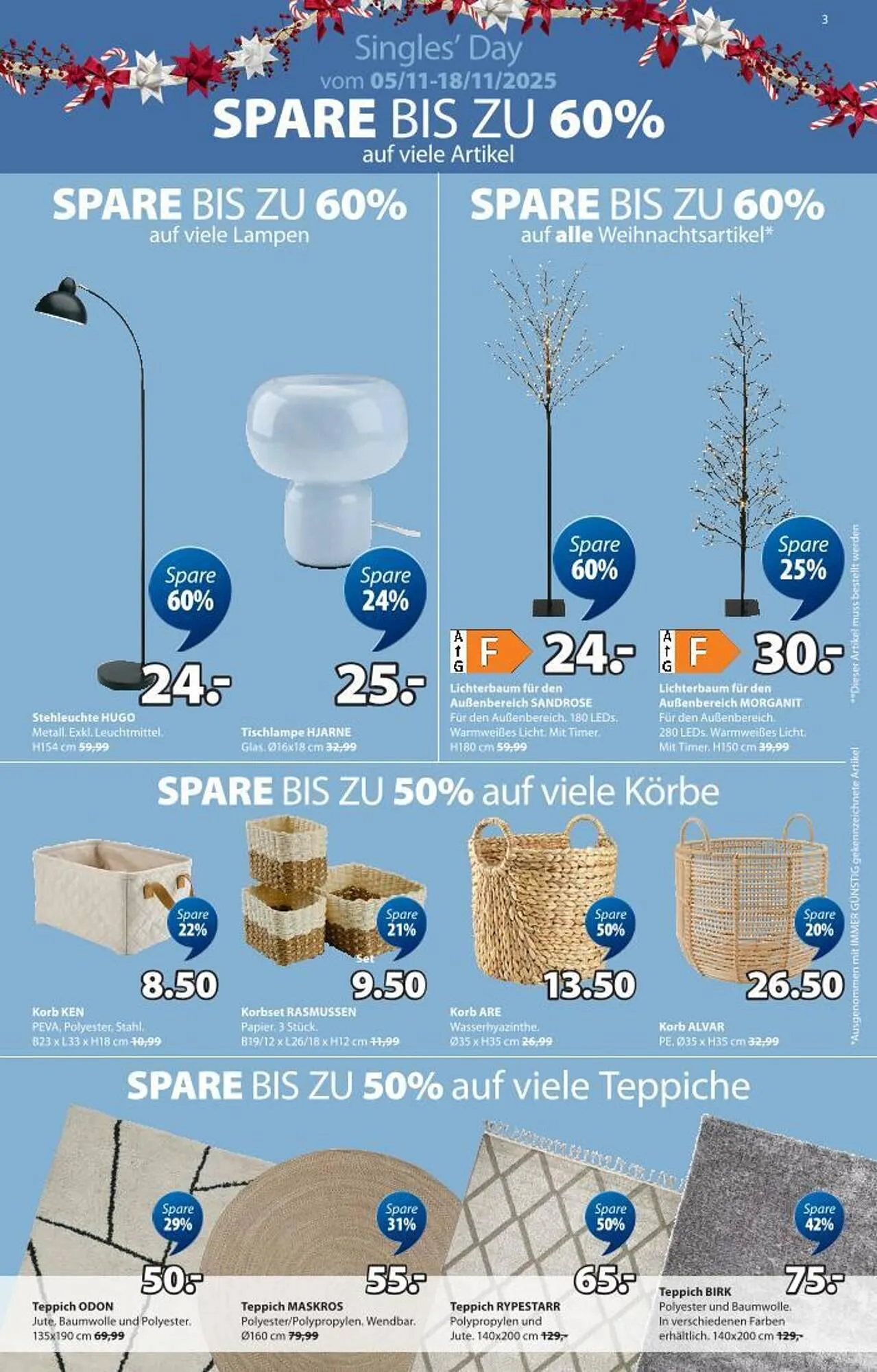 JYSK Flugblatt von 5. November bis 18. November 2025 - Flugblätt seite 3
