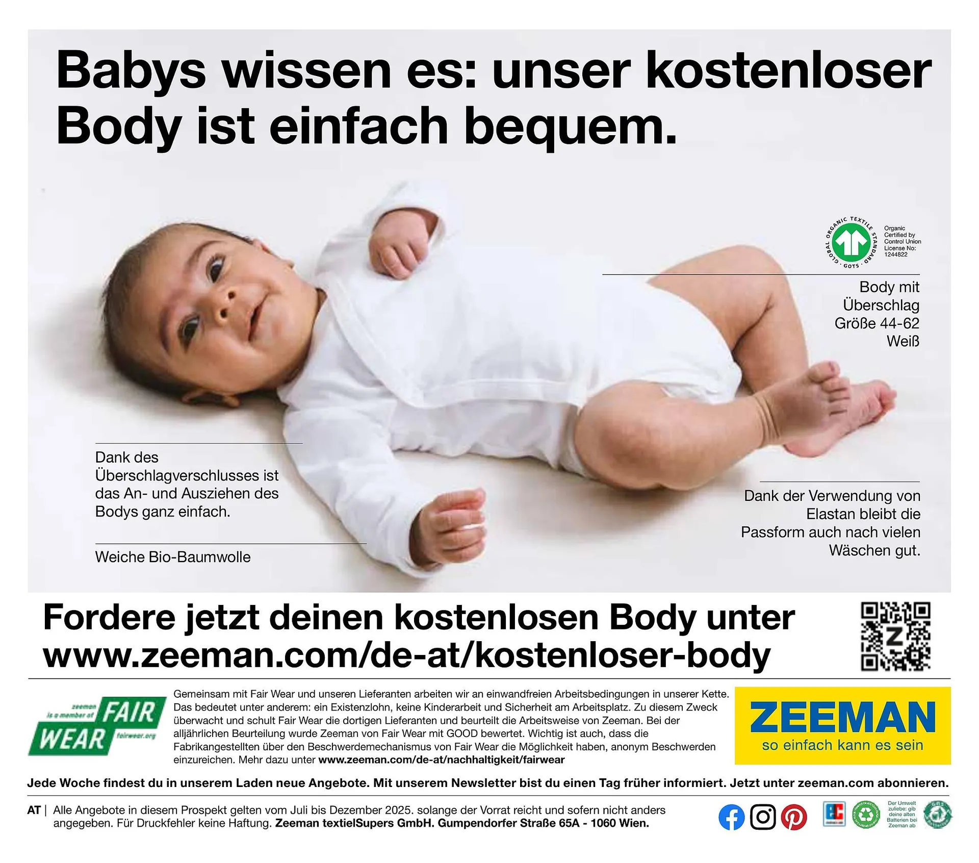 Zeeman Flugblatt von 18. Juli bis 22. Dezember 2025 - Flugblätt seite 40