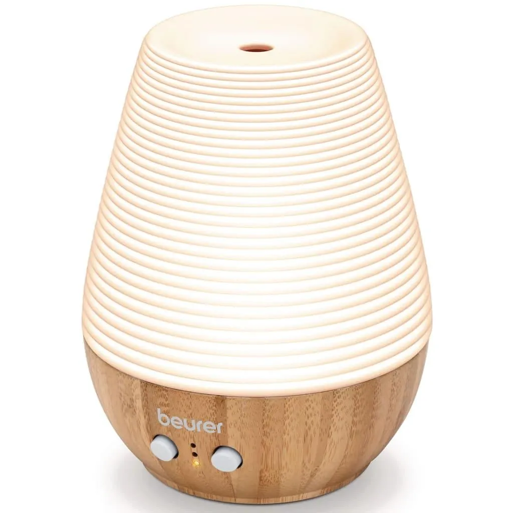 BEURER Diffuser »LA 40, feine Zerstäubung von Aroma und Düften« 0,18 l Wassertank Mit zuschaltbarem Wellnesslicht mit Farbwechsel