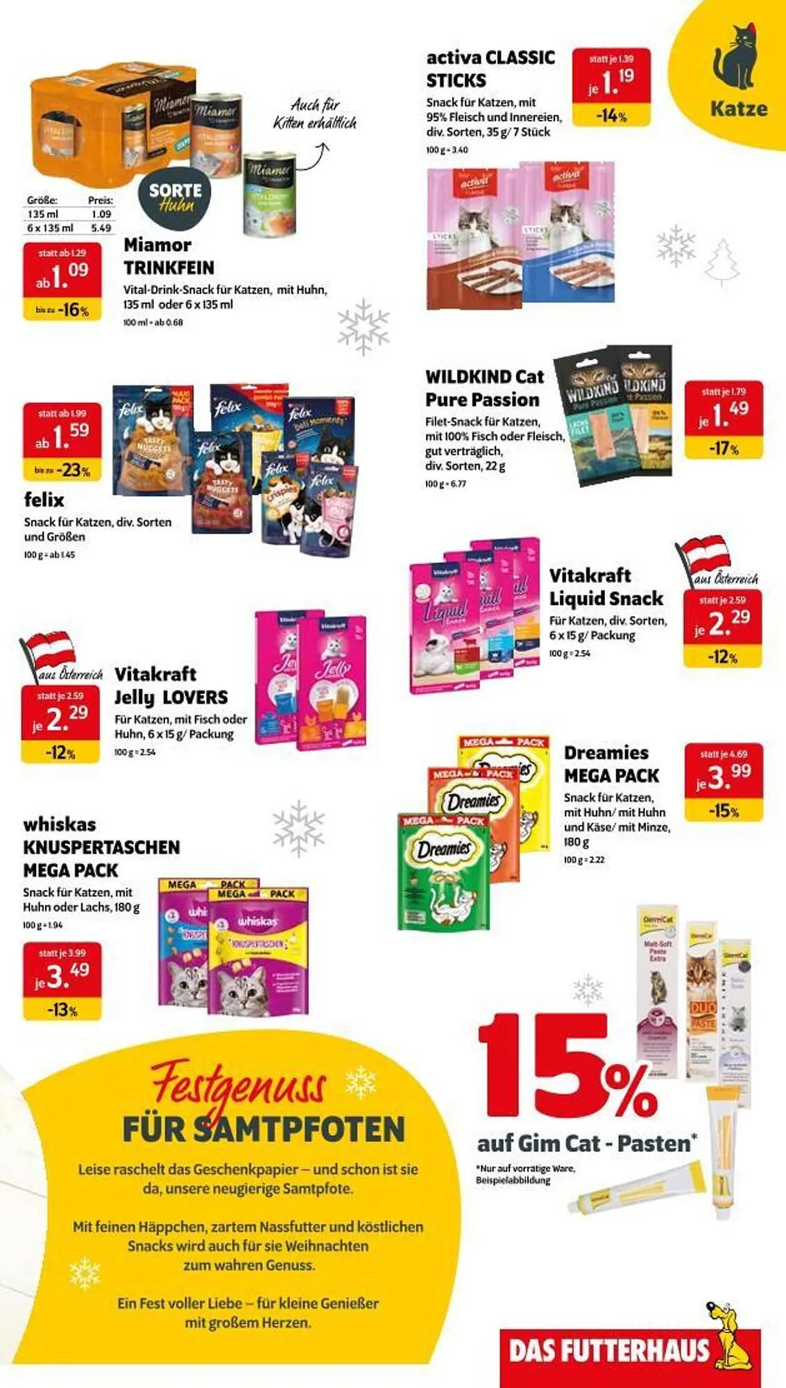 Das Futterhaus Prospekt von 1. Dezember bis 6. Dezember 2025 - Flugblätt seite 5