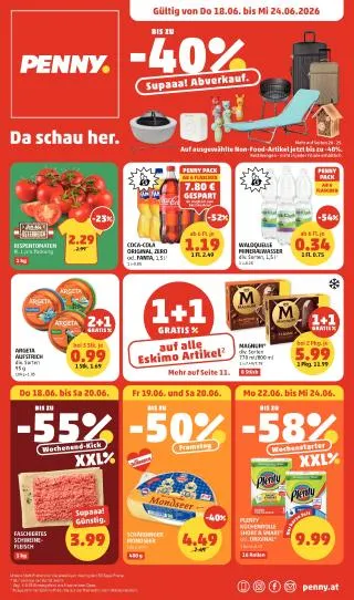 PENNY Flugblatt von 18. Juni bis 24. Juni 2026 - Flugblätt seite  1