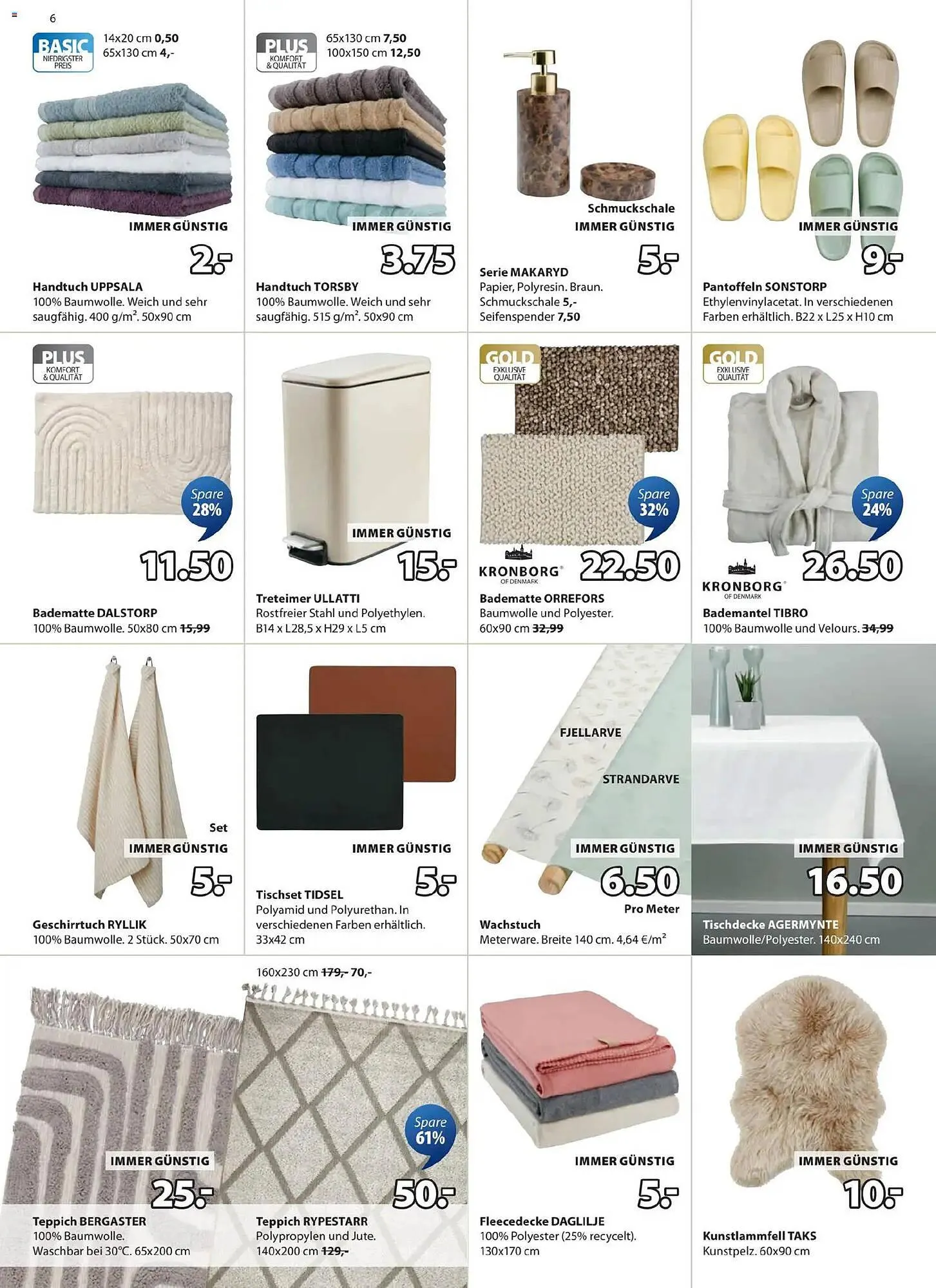 JYSK Flugblatt von 19. Jänner bis 10. Februar 2026 - Flugblätt seite 6