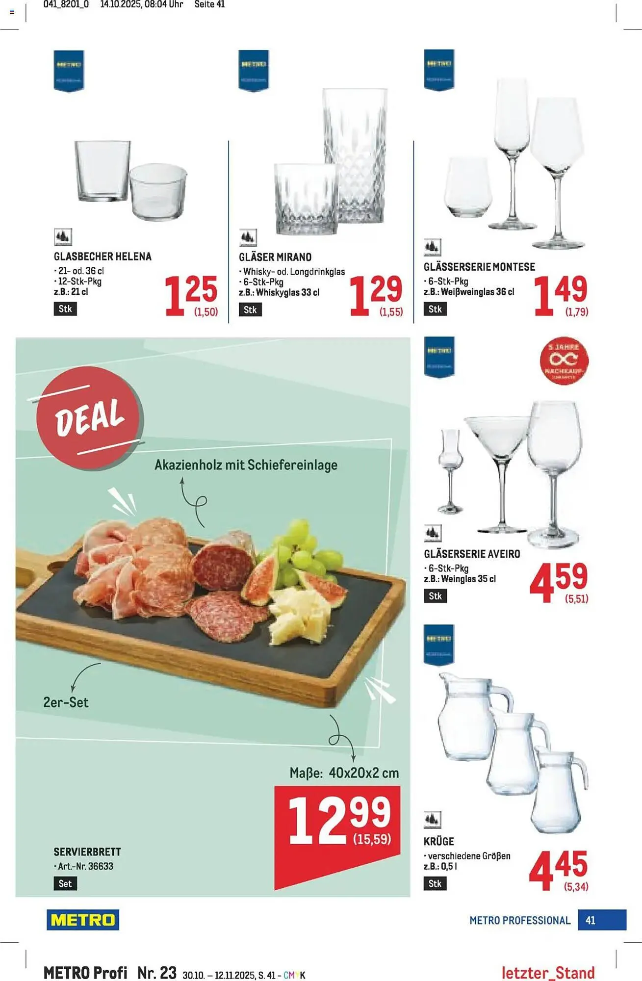 Metro Flugblatt von 30. Oktober bis 12. November 2025 - Flugblätt seite  41
